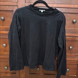 Reformation Black Long Sleeve Tee